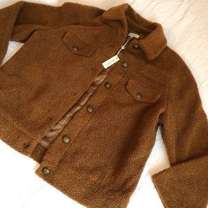 MAX STUDIO teddy jacket